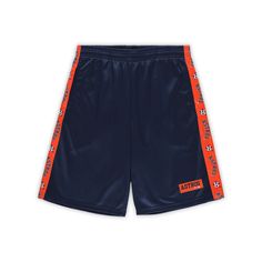 Stay comfy on game day in these Houston Astros shorts. Made by Profile, they feature an adjustable waistband for a customizable fit and the cozy feel of microfleece lining. Houston Astros graphics in a repeating pattern down the sides leave no doubts about your team loyalty.Stay comfy on game day in these Houston Astros shorts. Made by Profile, they feature an adjustable waistband for a customizable fit and the cozy feel of microfleece lining. Houston Astros graphics in a repeating pattern down Navy Relaxed Fit Sporty Shorts, Team Spirit Athletic Shorts With Team Logo For Sports, Team Logo Athletic Shorts For Sports, Athletic Shorts With Team Name For Sports Events, Athletic Shorts With Team Logo For Sports, Sporty Team Logo Shorts For Sports Events, Sporty Shorts With Team Logo For Sports Events, Navy Relaxed Fit Sports Shorts, Navy Relaxed Fit Shorts For Sports