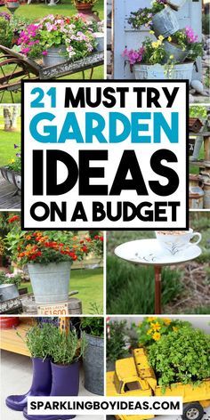 garden ideas on a budget that are easy to make and cheap for the home gardener