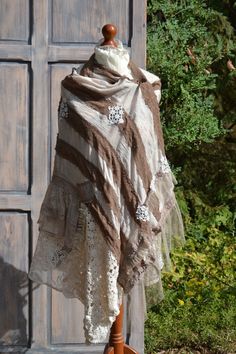 A unique women's cream-colored shawl designed by MyEspressoArt Projects with a heart for special people. Dimensions: 222 cm x 94 cm / 87,40 x 37 inches Cream Bohemian Shawl For Fall, White Bohemian Scarf For Fall, Bohemian Beige Shawl For Spring, Cream Shawl Scarf One Size, Cream One-size Shawl Scarves, Bohemian Beige Shawl Scarves, Bohemian Beige Shawl Scarf, One Size Bohemian Beige Wrap, Beige Bohemian Shawl Scarf