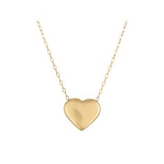 Add a touch of elegance to your outfit with this 14k gold petite puffed heart necklace. Click on this JEWELRY & WATCHES GUIDE to learn about fit, styles, materials and more! Add a touch of elegance to your outfit with this 14k gold petite puffed heart necklace. Click on this JEWELRY & WATCHES GUIDE to learn about fit, styles, materials and more! FEATURES Pendant dimensions: 12.25mm x 13.75mm Chain length: 18 in. Chain type: cable Clasp: spring-ring Nickel free Metal: 14k gold Plating: 14k gold F Classic Heart Necklace With Delicate Chain, Formal Heart Charm Necklace For Mother's Day, Classic Polished Heart Necklace For Wedding, Classic 14k Gold Heart-cut Necklace, Classic 14k Gold Open Heart Necklace, Classic 14k Gold Heart Cut Necklace, Classic Tarnish Resistant Heart Pendant Necklace, Classic Tarnish-resistant Heart Pendant Necklace, Heart Charm Necklaces For Valentine's Day Formal