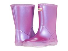 Hunter Kids First Classic Nebula (Toddler/Little Kid) | Zappos.com Purple Waterproof Round Toe Boots, Purple Waterproof Boots With Round Toe, Purple Waterproof Outdoor Boots, Waterproof Purple Outdoor Boots, Purple High-top Outdoor Boots, Hunter Boots Outfit, Hunter Kids, Kids Rain Boots, Timberland Style