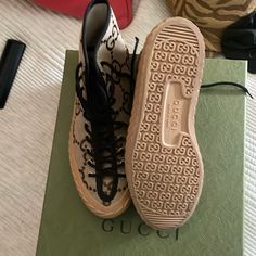 Gucci Ebony/Black Bug Gg Sneaker/Boot Work Once Good Buy 6.5m 39.5eu 8.5w (Runs .5 Big I Normally Wear A 9) Gucci Sneakers With Textured Sole And Round Toe, Gucci High-top Sneakers With Contrast Sole And Round Toe, Gucci High-top Lace-up Sneakers, Gucci High-top Sneakers With Contrast Sole, Gucci Lace-up High-top Sneakers With Rubber Sole, Gucci Black Lace-up High-top Sneakers, Gucci High-top Sneakers With Branded Heel And Round Toe, Gucci High-top Sneakers With Branded Heel Counter, Gucci High-top Sneakers With Branded Heel