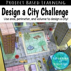 the cover of project based learning design a city challenge