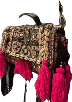 Bohemian Shoulder Bag With Tassels, Bohemian Rectangular Bag With Tassels, Bohemian Rectangular Bags With Tassels, Bohemian Satchel With Tassels, Bohemian Satchel Bag With Tassels, Bohemian Fringed Satchel Shoulder Bag, Bohemian Shoulder Bag With Tassels For Festivals, Bohemian Hobo Bag With Tassels, Bohemian Multicolor Shoulder Bag With Tassels