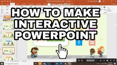 how to make interactive powerpoint in windows