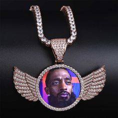 FREE US SHIPPING THIS WEEK ONLY! •Starting under $60 this week only! Purchase multiple and save!! •Buy Now Pay Later with QuadPay interest free installment payments! Just choose QuadPay when you add to cart! Check the reviews! This beautifully crafted Custom Picture Memory Pendant with Angel Wings Necklace is perfect to commemorate your deceased loved ones or fallen hero's, your heaven sent life partner or your little earth angels, your children. This is the perfect dedication for the angels in Customizable Rose Gold Metal Jewelry, Customized Rose Gold Jewelry, Angel Wings Pictures, Necklace With Picture Inside, Necklace With Picture, Picture Pendant Necklace, Friendship Day Gift, Angel Wings Necklace, 2nd Anniversary Gift