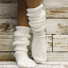 La Gear Sneakers, Scrunchy Socks, Winter Moodboard, Slouch Socks, Lace Socks, Vanilla Girl, Socks For Women, Winter Vibes, White Socks