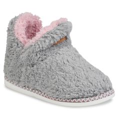 Take every step in comfort with these cozy GaaHuu bootie slippers. Take every step in comfort with these cozy GaaHuu bootie slippers. SHOE FEATURES Easy slip on style Durable indoor/outdoor soleSHOE CONSTRUCTION Polyester faux shearling upper & lining Memory foam-padded footbed Polyurethane outsoleFIT & SIZING GaaHuu Size ChartSHOE DETAILS Imported Machine wash, dry flat Rounded toe Non-skid sole Pull-on styling 0.375-in. platform Size: Medium. Color: Grey. Gender: female. Age Group: adu Comfortable Slip-on Winter Booties, Winter Loungewear Slippers With Round Toe, Cozy Synthetic Slippers With Round Toe, Casual Slippers With Snug Fit And Round Toe, Casual Snug-fit Round Toe Slippers, Casual Round Toe Slippers With Snug Fit, Comfy Gray Indoor Slippers, Cozy Soft Booties With Round Toe, Comfortable Soft Round Toe Booties