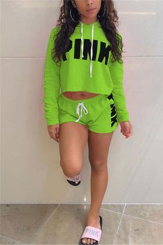 Size(in) Bust Waist Hip Top Length Shorts Length S 33.9 25.2 37.0 18.5 13.0 M 35.4 26.8 38.6 18.9 13.4 L 37.0 28.3 40.2 19.3 13.8 XL 38.6 29.9 41.7 19.7 14.2 XXL 40.2 31.5 43.3 20.1 14.6 Green Athleisure Sweats With Drawstring Hood, Green Drawstring Hood Sweats For Athleisure, Green Hooded Sweats For Spring, Green Drawstring Hood Sweats For Sports, Hooded Sweats With Drawstring For Sports, Casual Green Hooded Activewear, Spring Green Sweatshirt With Drawstring, Sporty Drawstring Hoodie For Leisure, Casual Green Winter Activewear