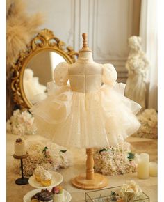 Get 10% off now! Buy unique champagne tulle toddler flower girl dress with ruffles blings at cheap price online. Free stable shipping and pro custom service since 2009. Cream Princess Dress For Pageants, Fitted Cream Princess Dress For Pageant, Fitted Cream Princess Dress For Pageants, Cream Fitted Princess Dress For Pageant, Tulle Pageant Dress With Ruffles For Wedding, Wedding Pageant Dress With Ruffles And Tulle, Wedding Pageant Dress With Ruffles, Elegant Cream Tutu Dress With Ruffles, Cream Tulle Tutu Dress For Pageant