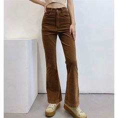 Lizakosht Corduroy Velvet Women Autumn Winter Long Pants Brown Black Casual Elegant Female Ladies Trousers Size(CM) Length Waist Hip S 98 62 87 M 101 66 91 K 104 70 95 Grunge Fall Outfits, Denim Aesthetic, Mint Green Prom Dress, Glitter Prom Dresses, Short Graduation Dresses, Ladies Trousers, Mini Prom Dresses, Women Cargo Pants, Satin Homecoming Dress