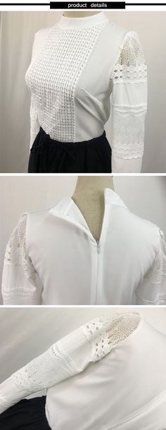 FREE SHIPPING Lace Chiffon Blouse Women Shirt Plus Size Casual ladies long sleeve Womens Tops and Blouses S-5XL Hook Flower Hollow JKP2881 Office Blouse With Long Sheer Sleeves, White Long Sleeve Tops With Sheer Sleeves, White Long Sleeve Top With Sheer Sleeves, Long Sleeve Blouse With Blouson Sleeves, Fall Blouse With Long Lace Sleeves, Fall Long Sleeve Blouse With Lace Sleeves, Long Sleeve Sheer Tops For Office, Long Sleeve Tops With Sheer Sleeves For Office, Sheer Long Sleeve Tops For Office