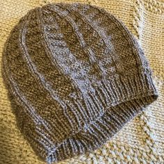 Hand Knitted Beanie /Winter Hat. Never Worn And Brand New! Super Cozy Cozy Knit Bonnet, Cozy Knitted Bonnet One Size, Cozy Soft Knit Crochet Cap, Cozy Knitted One-size Bonnet, One Size Soft Knit Bonnet, Cozy Knit Beanie Bonnet, Cozy Knit Warm Hats, Cozy Knitted Bonnet For Cold Weather, Soft Knit Yarn Bonnet For Cold Weather