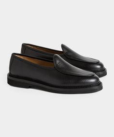 JACQUES Solovière LEX LOAFER Black Leather Modern Business Slip-ons With Contrast Sole, Business Slip-ons With Contrast Sole In Calf Leather, Office Loafers With Contrast Sole In Calf Leather, Luxury Loafers With Contrast Sole For Work, Office Calf Leather Loafers With Contrast Sole, Modern Formal Loafers With Contrast Sole, Office Slip-ons With Textured Sole And Calf Leather, Office Slip-ons With Textured Sole In Calf Leather, Modern Calf Leather Slip-ons For Work