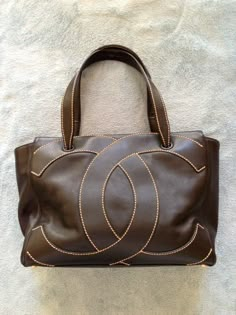 Brown Leather Bag, Vintage Bags