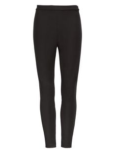 Devon Legging-Fit Washable Bi-Stretch Ankle Pant | Banana Republic Chic 4-way Stretch Leggings, Chic Stretch Elastane Tights, Chic Elastane Tights, Chic Tapered Leg Elastane Leggings, Sleek Leggings For Workwear, Tight Leggings With Zipper Closure, Sleek Elastane Leggings For Workwear, Sleek Elastane Leggings For Work, Chic Minimal Stretch Leggings For Workwear