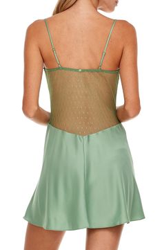 This alluring chemise features floral lace that descends down a sheer, netted bodice to a flowy skirt. 24" center front length (size Medium) Sweetheart neck Adjustable straps 100% polyester with 100% nylon contrast Hand wash, dry flat Imported Flora Nikrooz, Fabric Gift Bags, Flowy Skirt, Nordstrom Store, Sweetheart Neck, Fabric Gifts, Free Fabric, Floral Lace, Bodice