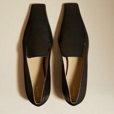 Oh. My. God. Brand New - Never Worn. Tried On / Cannot Return. Gorgeous Smarfa Loafer. Comes With Box / Dust Bag And Original Packing From Saks. These Are Quiet Sleek Lux At Its Best. Classic Slip-on Loafers With Sculpted Heel, Classic Slip-on Flats With Square Toe, Formal Slip-on Loafers With Sculpted Heel, Sleek Pointed Toe Loafers With Rubber Sole, Classic Evening Loafers With Sculpted Heel, Classic Evening Flats, Classic Loafers With Sculpted Heel For Work, Classic Closed Toe Flats With Sculpted Heel, Sleek Loafers With Leather Sole And Flat Heel