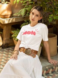 MOM Love design woman tshirt. Mother`s Day celebration gift t-shirt.  100 % Cotton Woman T-Shirt. 
Taped neck and shoulders for comfort and durability
 100 % cotton material, water based ink. Printed in USA.MOM Love Design Woman Tshirt. Mother`S Day Celebration Gift T-Shirt. White Casual  Short Sleeve  Colorblock,Heart,Letter    Men Clothing, size features are:Bust: ,Length: ,Sleeve Length: White T-shirt For Summer Gift, White Summer T-shirt For Gifts, White Summer T-shirt Gift, White Summer T-shirt For Gift, Summer Slogan Top As Gift, Summer Cotton T-shirt Gift, Mother's Day Gift T-shirt, Summer Text Print T-shirt For Gift, Summer Gift T-shirt With Text Print