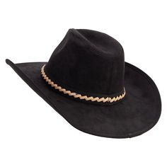 1 in Woven Band Cowboy HatMade of 100% Polyester.One size fits most.Fitting up to M.A 1 in woven band.Has a elastic tie in crown.Adult/Unisex.A great hat for any cold weather event or any casual evening.13.5(W) X 15(L) X 5(H) inches.All Seasons.Hand Wash.Imported. Outback Hat, Big Hat, Casual Evening, Sticker Patches, Patch Design, Cowboy Hat, Custom Hats, Hat Making, All Seasons