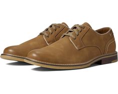 Dockers Bronson Casual Lace-up Shoes With Removable Insole, Casual Synthetic Lace-up Shoes For Work, Casual Synthetic Lace-up Shoes For Business, Spring Workwear Lace-up Shoes With Textured Sole, Casual Wingtip Lace-up Shoes With Textured Sole, Casual Oxfords With Rubber Sole, Casual Lace-up Shoes For Business With Branded Insole, Casual Slip-on Oxfords With Cushioned Footbed, Casual Leather Lace-up Dress Shoes