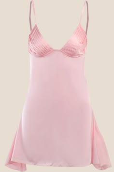 Short Pink Silk Dress, Short Formal Dresses Pink, Pink V Neck Dress, Mini Fancy Dresses, Pink Dresses Aesthetic, Pink Dresses Short, Cute Birthday Outfits For Winter, Cute Dance Dresses, Spring Fling Dresses