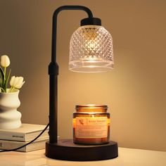 PRICES MAY VARY. Say Goodbye to Indoor Flames - Lots of house fires are caused by candle fire in the US every year. Enjoy your favourite flameless candles safely with our lamp-style candle melter. Can be used as a stylish decor in bedrooms, living rooms, offices, yoga studios, and more Safety and Aesthetics - Electric candle warmer lamp is equipped with 2 GU10 halogen bulbs (50w). The wax melt warmer utilizes top-down heat melting technology to melt candles, no open flame, no smoke and no pollution, providing a safe way to enjoy candles Elegant Home Decor - The design of this candle lamp warmer mainly consists of a metal weighted base and glass shade, designed with grooves on the base for storing candles of all Jar candles Timer and Dimming Options - The candle warmer lights has a timer fu Storing Candles, Christmas House Decor, Candle Melter, Candle Fire, Timer Candles, Aesthetic Candle, Candle Lamps, Candle Warmer Lamp, Electric Candle