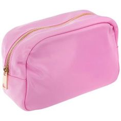 Dimensions: 11" H x 6.7" 7 x 4" D Material: Fabric & Metal Color: Pink & Gold Quantity: 1 Care: Do Not Wash Bring your necessities with you on-the-go with this Rectangular Pouch! This stylish pouch has a rectangular pouch in a lovely color and a metallic zipper opening. Use it to store your makeup, skincare products, traveling items, and more! Pink Makeup Pouch, Pink Pencil Pouch, Preppy Pencil Pouch, Preppy Tips, School Necessities, Skincare Bag, Makeup Bag Pink, Cute Pencil Pouches, School Backpack Essentials