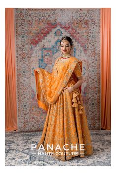 Channelize your desi vibes with adorable Apricot coloured Lehenga. Please contact our Sales Team through WhatsApp +61470219564 to discuss your requirements or follow us at instagram @panachehautecouture Eid Sharara With Tilla Detailing, Eid Semi-stitched Tilla Sharara, Bollywood Style Designer Choli With Tilla, Festive Lehenga With Tilla, Festive Lehenga With Tilla Detailing, Unstitched Wedding Lehenga With Tilla Embroidery, Wedding Lehenga Unstitched With Tilla, Chanderi Anarkali Set With Tilla, Unstitched Tilla Lehenga For Wedding