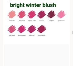 Olive Palette, 2024 Health, Color Seasons, Clear Winter, Colour Analysis, Cherries Jubilee, Raspberry Sorbet, Red Plum