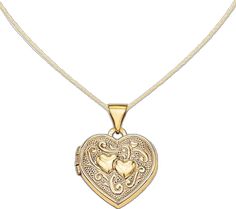 Peoples Jewellers, Small Photos, Heart Locket, A Pattern, Side By Side, Rope Chain, Necklace Designs, Spring Rings, Locket