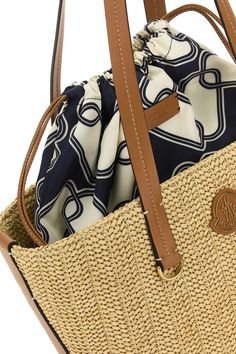 31% cotton, 16% polyester, 53% viscose Designer Double Handle Straw Bag, Luxury Cotton Bags With Dust Bag Included, Designer Woven Shoulder Bag For Vacation, Designer Cotton Rectangular Bag, Designer Beige Woven Shoulder Bag, Designer Woven Bags For Summer, Designer Woven Summer Bags, Designer Cotton Tote Shoulder Bag, Designer Cotton Tote Bag