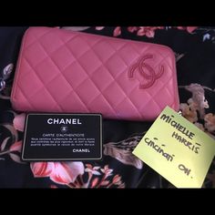 In Good Condition, Normal Wear Please Check Photos, It’s Preloved Expect Normal Sign Of Usage. 8 Credit Card Slots. Clean Inside Pocket No Coin Residue. I Don’t Have The Box And Dust Bag Anymore. Comes With Authenticity Card. Designer Wallet With Removable Pouch, Chanel Long Wallet, Chanel Pink, Pink Chanel, Chanel Bags, Long Wallet, Chanel Bag, Inside Pocket, Card Slots