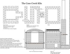 an architectural drawing shows the brick wall and floor plan for a house with two fireplaces