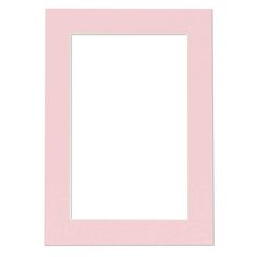 a pink frame on a white background with the bottom half painted in pastel pink