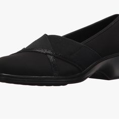 Aravon Women’s Kendra Low-Heeled Slip On Shoes Size 10 Brand New, Never Been Used Elegant Black Slip-ons With Ortholite Insole, Elegant Black Synthetic Slip-ons, Elegant Black Heels With Ortholite Insole, Black Slip-on Heels With Ortholite Insole, Shoes Color, On Shoes, Slip On Shoes, Flat Shoes Women, Loafer Flats