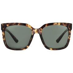 Heighten your eyewear collection with a classic design. These square tortoise sunglasses have frames made from 50% recycled plastic* and feature a timeless tortoise pattern complemented by green smoke lenses. The lenses offer 100% UVA/UVB protection from the sun's harmful rays. *Recycled content is calculated by mass balance. Tortoise Pattern, Passport Photo, Delivery Photos, Tortoise Sunglasses, Home Health Care, Canvas Decor, Eye Health, Home Health, Recycled Plastic