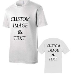 Customized T-Shirt, Upload Photos, Type Text, Custom Gifts, Personalized with Your Own Design All sizes from S - 4XLarge Available We have 41 colors. You will see 8 colors for t-shirt but for other colors you can ask to us with e-mail or you can text to us with conversation page. PERSONALIZE YOUR OWN FAN FAVORITE TEE add names upload photos, type your text, design like you always wanted, personalize from the front side as well as backside DECENTLY FIT TEE will make you feel comfortable, you'll b Customise T Shirt, Personalized Hoodies, Gifts Personalized, Text Image, Custom Gifts, Pink Candy, Text Design, Personalized T Shirts, Kids T Shirts