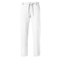 Basic and solid colors designed for daily comfort wear for men. Cozy classic-fit linen pants for maximum comfort. Mens Classic Collection: Crafted for Everyday Class Size: 2XL.  Color: White.  Gender: male.  Age Group: adult. Fitted Linen Pants, Beach Trousers, Mens Linen Pants, Cotton Linen Pants, Beach Yoga, Comfort Wear, Casual Trousers, Classic Collection, White Outfits