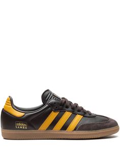 Samba OGIG6174 Sneakers Brown, Adidas Samba Og, Brown Sneakers, Adidas Samba, Adidas Shoes, Chocolate Brown, Leather Sneakers, Logo Print, Patch Logo