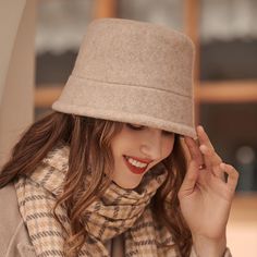 The Emes Shop hat is detailed with a sleek minimalist design. Features a solid color. wool material. and cloche hat design.MATERIAL:100% Brushed Wool BlendCIRCUMFERENCE MEASUREMENTS: 56-58cm 22-23in Wide Brim Beige Felt Hat For Winter, Beige Wide Brim Felt Hat For Winter, Beige Wide Brim Fedora For Winter, Elegant Beige Winter Fedora, Beige Winter Fedora Hat, Beige Fedora Winter Hat, Classic Solid Color Cloche Hat For Fall, Classic Solid Cloche Hat For Fall, Classic Fall Cloche Hat