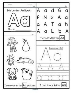 worksheet for beginning and ending the letter a to z with pictures on it