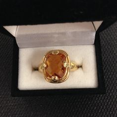 Gold Ring With A Beautiful Citrine Citrine Ring, Ring Color, Citrine, Gold Ring, Limited Time, Gold Rings, Women Jewelry, Ring, Gold