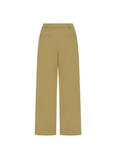 Editor's notesBasic design casual long pants with a modern and trendy silhouette. This is great to style as a n office outfit or can be worn in many different luxurious and trendy ways.- Double tuck belted casual pants- Luxurious and trendy when worn- Great to style in many waysMeasurements(in.)S / M- Rise: 12.20 in. / 12.60 in. - Hem: 11.42 in. / 11.42 in.- Hip: 49.61 in. / 51.57 in.- Total length: 40.55 in. / 40.94 in.- Waist: 27.56 in. / 29.53 in.*Model Info: 5' 64 / Bust: 32 in. / Waist: 24 in. / Hip: 34 in. / Shoes 9                    Composition & Care- 82% Polyester, 15%  Rayon, 3% Polyurethane- Always hand washed s Relaxed Fit Wide-leg Dress Pants For Workwear, Tailored Ankle-length Wide Leg Pants, Casual Wide-leg Pants With Belted Cuffs, Relaxed Fit Wide Leg Office Pants, Office Wide Leg Relaxed Fit Pants, Chic Tailored Work Pants For Office, Summer Elegant Ankle-length Chinos, Elegant Summer Ankle-length Chinos, Modern Wide Leg Pants With Welt Pockets