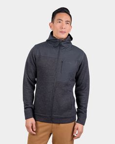 Charcoal Panels, Wool Hoodie, Travel Jacket, Fleece Quarter Zip, Charcoal Color, Athletic Fits, Black Charcoal, Fleece Hoodie, Charcoal Grey