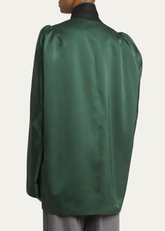 Dries Van Noten Blinky Oversize Silk Blazer Jacket - Bergdorf Goodman Silk Blazer, Dries Van Noten, Bergdorf Goodman, Top Designers, Blazer Jacket, Tops Designs, Blazer, Silk, Luxury Fashion