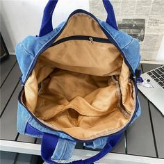 Note: Note 1:Due to different producing batches,there may be deviation of 1---3 cm for items. Note 2:Colors on you computer monitor may differ slightly from actual product colors depending on your monitor settings. Women Backpack Fashion, Denim Fashion Women, Large Capacity Backpack, Backpack Fashion, Shoulder Messenger Bag, Girl Backpacks, Casual Backpack, Chest Bag, Womens Backpack