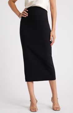 Open Edit Luxe Sculpt Maxi Skirt | Nordstrom Cute Christmas Outfit Ideas, Classy Christmas Outfit, Cute Christmas Outfit, Fashion Girlies, Christmas Outfit Inspiration, Christmas Outfit Casual, Casual Holiday Outfits, What To Wear Fall, Pajamas All Day