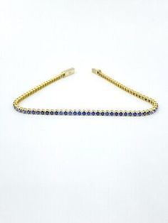 Great shopping ideas for 14k Yellow Gold London Blue Sapphire Tennis Bracelet 2.1mm Gold Tennis Bracelet, Fine Jewelry Classic Blue Round Gold Bracelet, Classic Blue Gold Bracelet, Classic Blue Jubilee Bracelet, Sapphire Tennis Bracelet, Gold Tennis Bracelet, Sapphire Bracelet, Fine Jewelry Bracelets, Shopping Ideas, London Blue Topaz