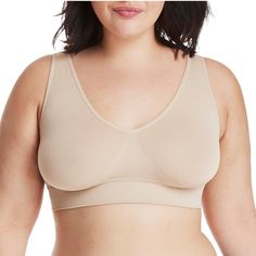 Hanes Women's Cozy Wireless Bra, Full-Coverage Pullover Bra, Seamless T-Shirt Bra New With Tags Size Medium Comfortable Stretch Tops Bra Friendly, Seamless Full Coverage Tops For Loungewear, Seamless Full Coverage Loungewear Tops, Comfortable Solid Color Bra-friendly Top, Seamless V-neck Top For Relaxation, Bra Pattern, T-shirt Refashion, Shirt Refashion, Comfortable Bras